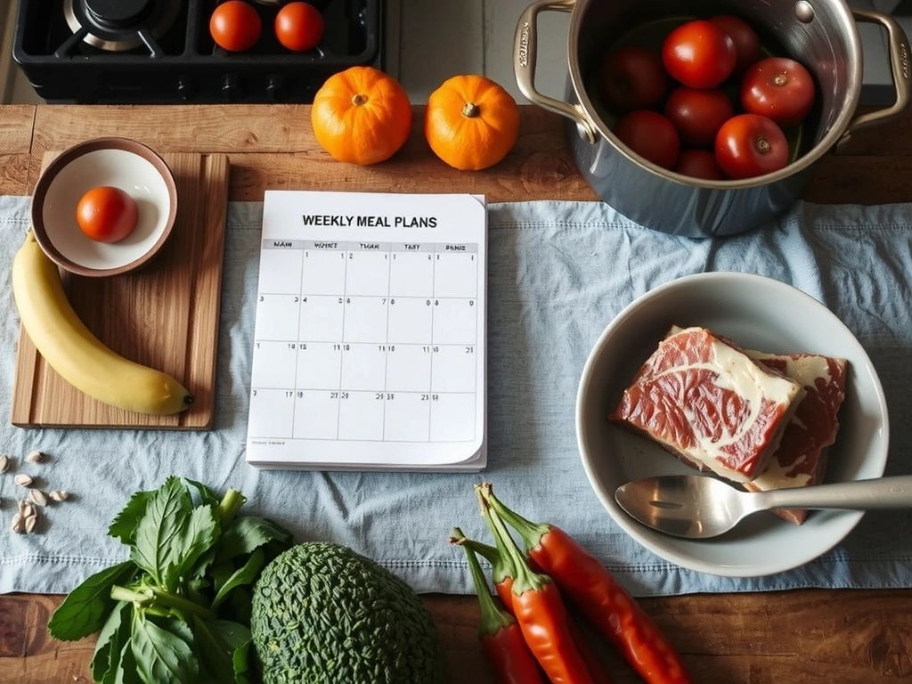 Prosty plan posiłków na tydzień